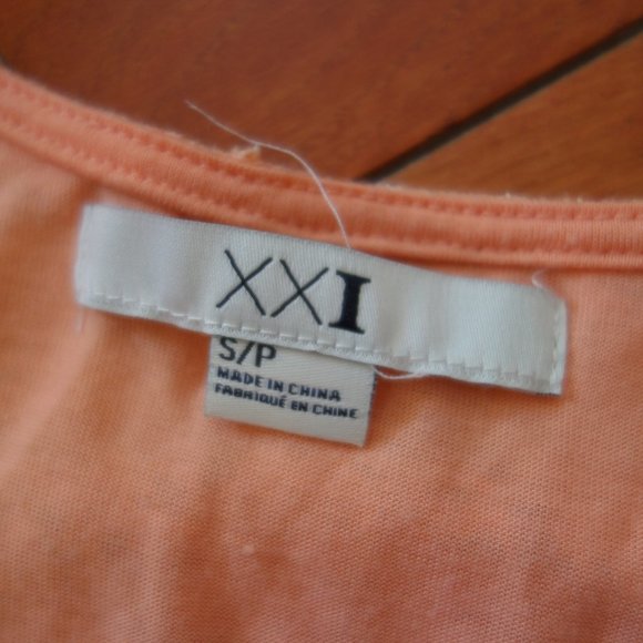 Forever 21 XXI Peach Lace Overlay Cinderella Elegant Cocktail Dress Size Small - Picture 6 of 16